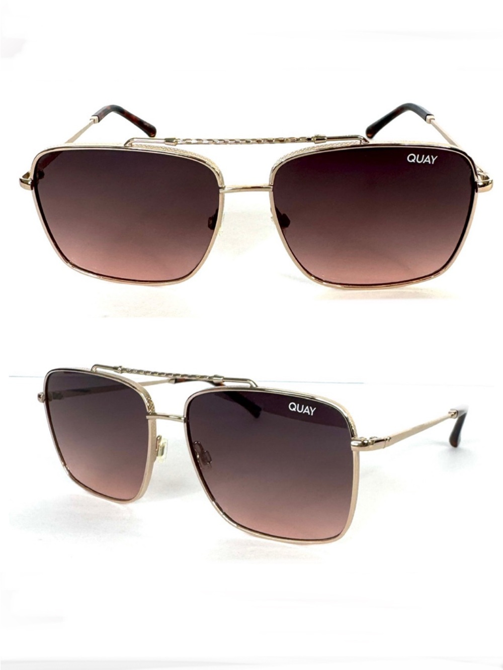 QUAY AUSTRALIA Hot Take 59mm Navigator Sunglasses